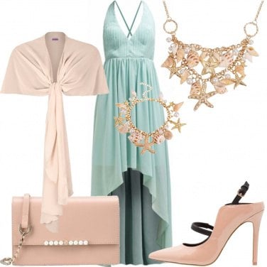 Outfit Cerimonia marina