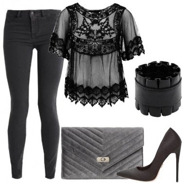 Outfit Denim nero