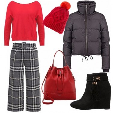 Outfit Un tocco di rosso