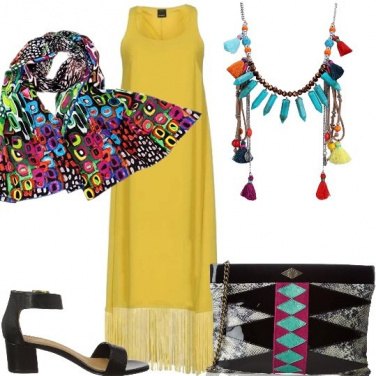Outfit Tendenze colorate etniche