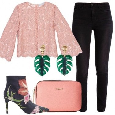 Outfit Glamour in merletto