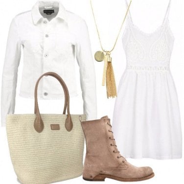 Outfit Mini abito bianco