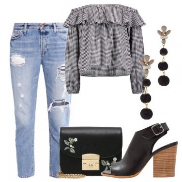 Outfit Fantasia vichy per la sera