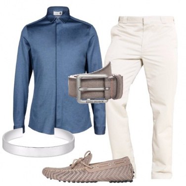 Outfit Mocassino tortora