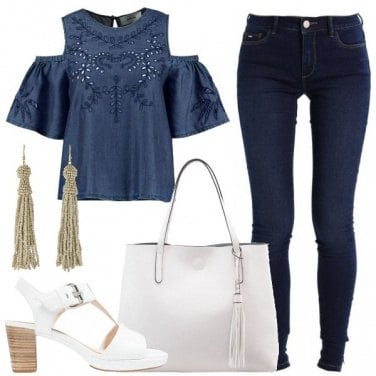 Outfit Il denim di tendenza