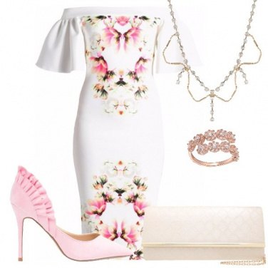 Outfit Eleganza floreale
