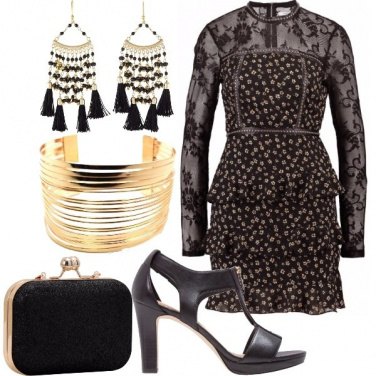 Outfit Mini abito fantasia floreale
