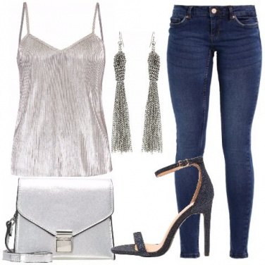 Outfit Jeans di sera