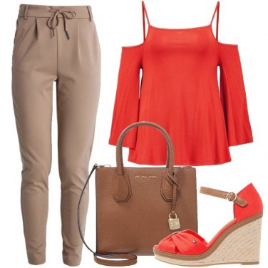 Outfit La borsa griffata