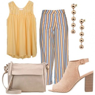 Outfit Il pantalone a righe