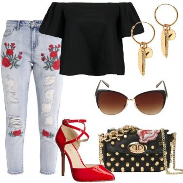 Outfit Tacco a spillo rosso