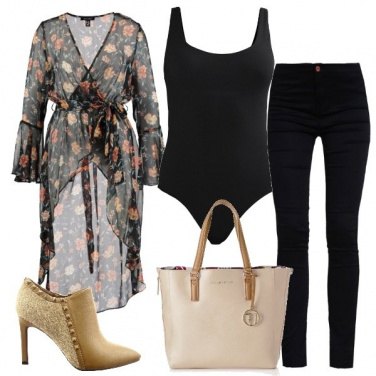 Outfit Fiori sul nero