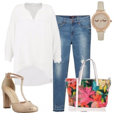 Outfit Jeans e tacco