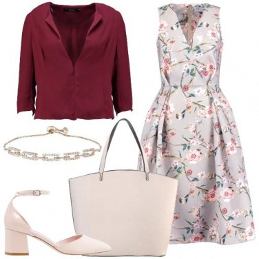Outfit Al lavoro con i fiori