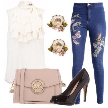 Outfit Jeans e tacco