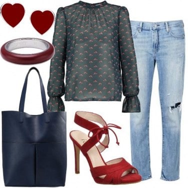 Outfit Jeans e tacchi