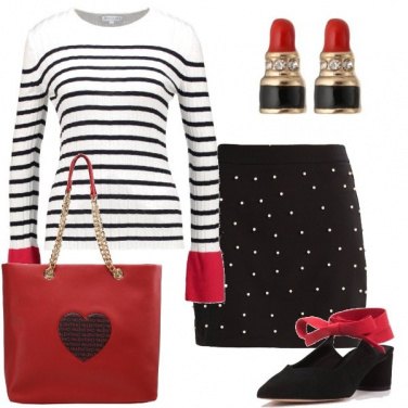 Outfit La borsa con il cuore