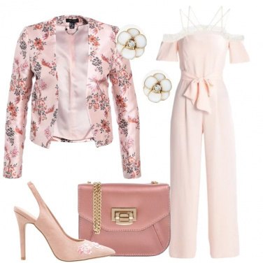 Outfit Blazer in fantasia floreale