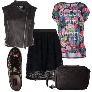 Outfit Pizzo e gilet