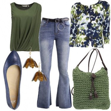 Outfit Jeans e cardigan