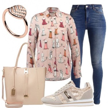 Outfit La camicia con fantasia
