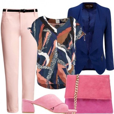 Outfit Sfumature in rosa