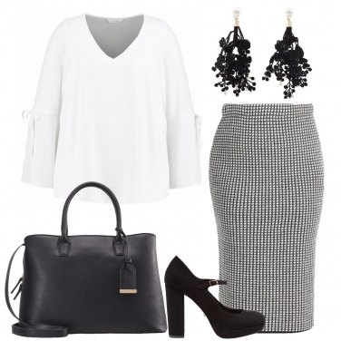 Outfit Quadretto vichy sulla gonna