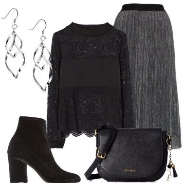 Outfit La gonna plissé