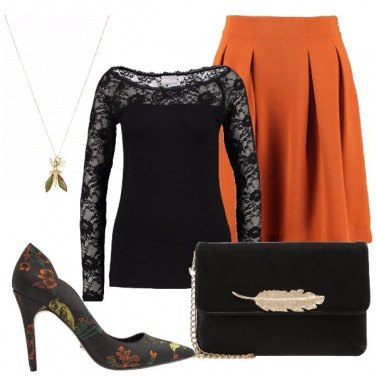 Outfit La gonna a pieghe
