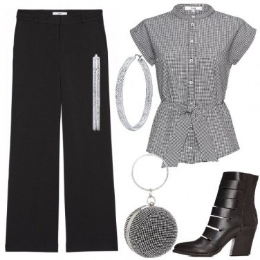 Outfit Cerchi su quadri