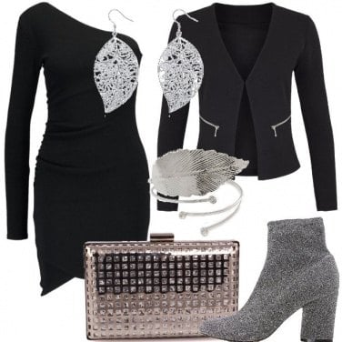 Outfit Un tronchetto in tessuto