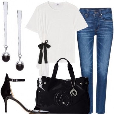 Outfit Jeans da mattino a sera