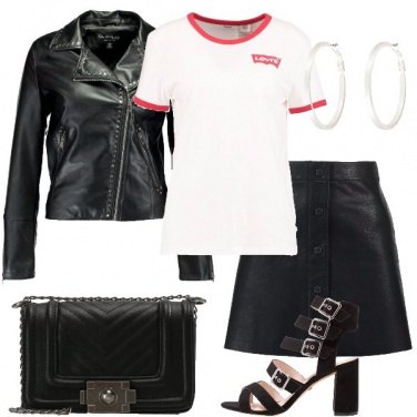 Outfit La minigonna rock