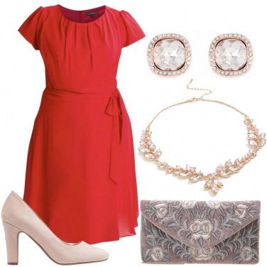 Outfit Rosso brillante