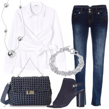 Outfit La camicia bianca