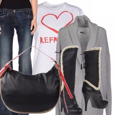 Outfit Rosso graffiante