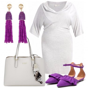 Outfit Un tocco di viola