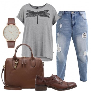 Outfit Cuoio