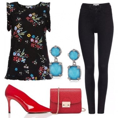 Outfit La blusa coi fiorellini