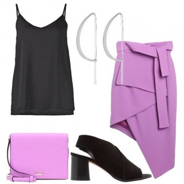 Outfit La gonna asimmetrica