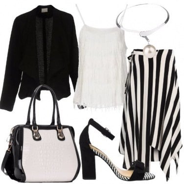 Outfit Righe verticali