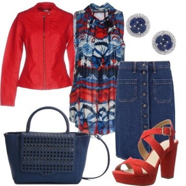 Outfit Gonna di jeans