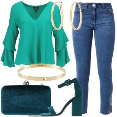 Outfit Sfumature di verde