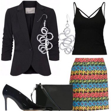 Outfit La gonna colorata