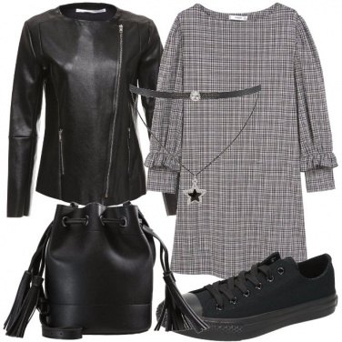 Outfit Abito check