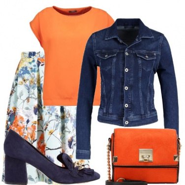 Outfit Gonna floreale