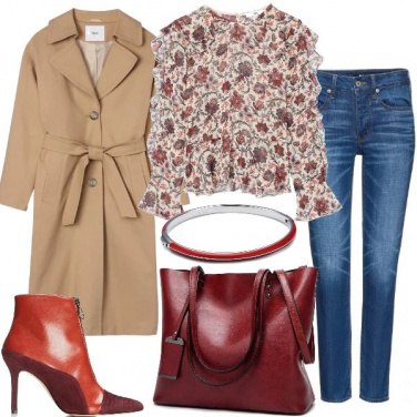 Outfit Il trench per la mezza stagione