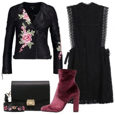 Outfit Giacca ricamata