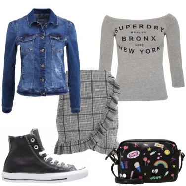 Outfit La minigonna da giorno