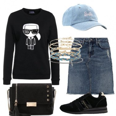 Outfit La felpa iconica